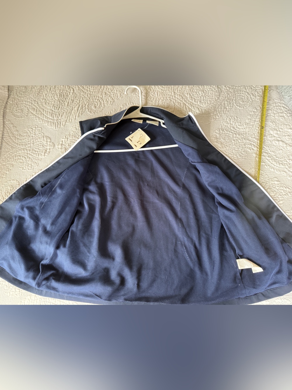 NWT EP Pro High Society Navy Golf Zip Front Sleeveless Vest, M, MSRP $78 - Picture 11 of 13